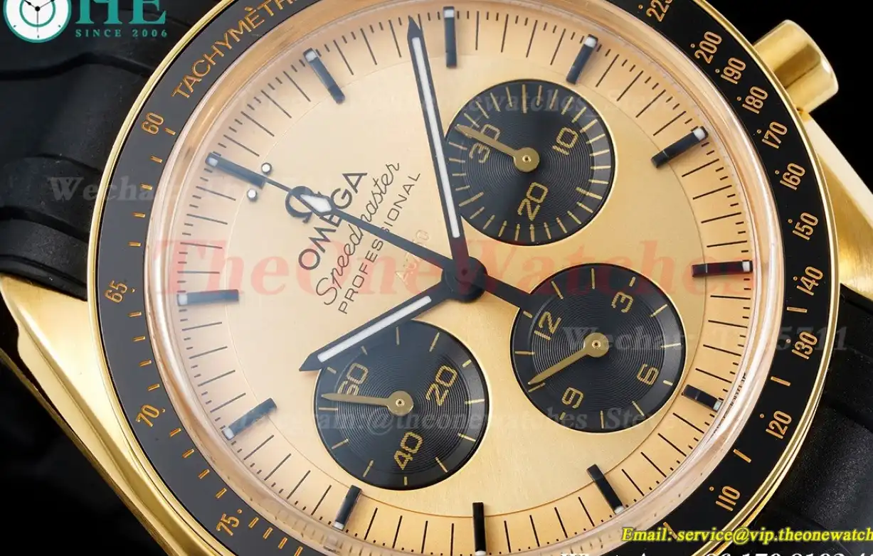 Speedmaster Moonwatch RG RU Gold Stk 8F A7750