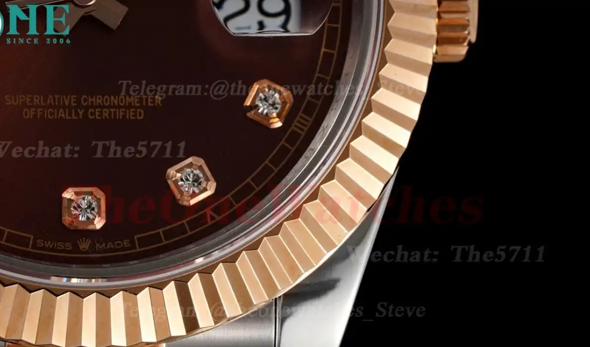 Datejust 126331 41mm SS RG Brown Dia GMF VR3235