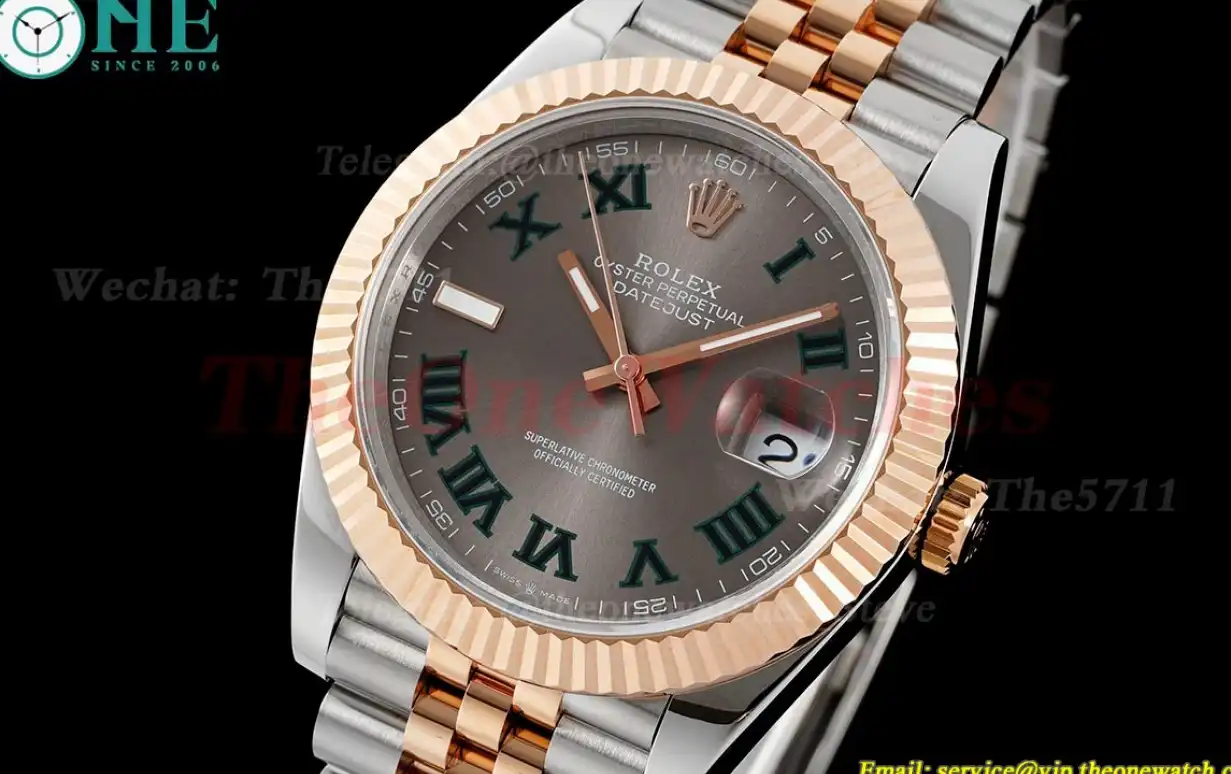 Datejust 126331 41mm SS RG Grey Rmn GMF VR3235