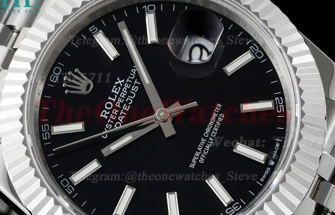 Datejust 126234 36mm Jub SS SS Black Stk JDF V2 VR3235