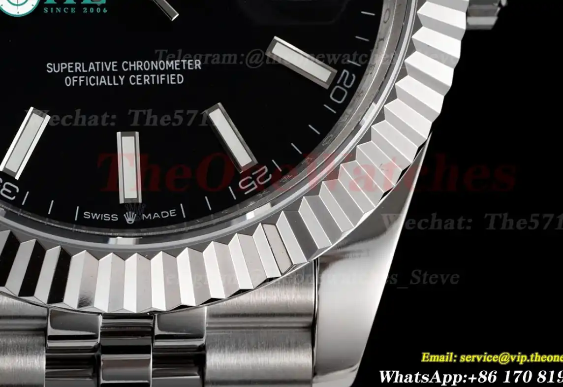 Datejust 126234 36mm Jub SS SS Black Stk JDF V2 VR3235