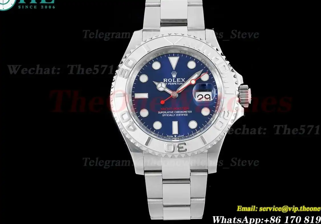 Yacht-Master 126622 40mm SS SS Blue Dot Clean VR3235