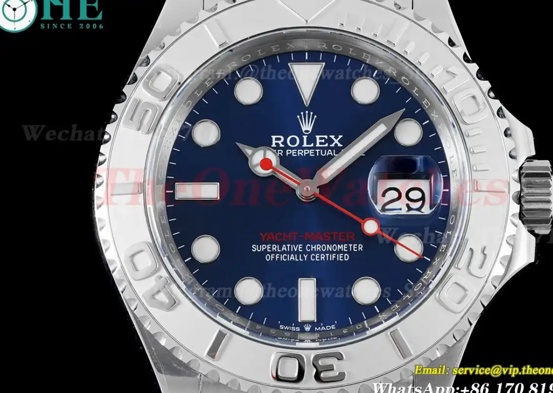 Yacht-Master 126622 40mm SS SS Blue Dot Clean VR3235