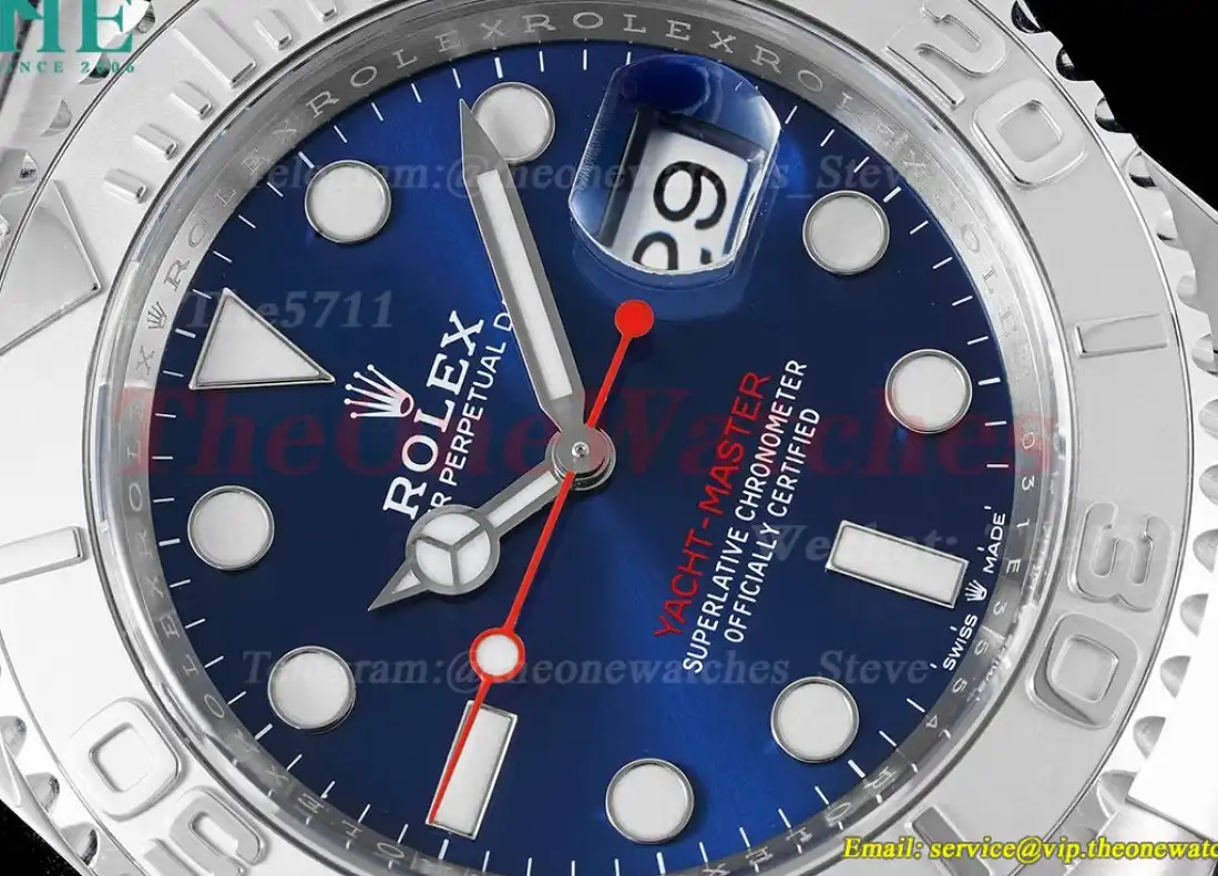 Yacht-Master 126622 40mm SS SS Blue Dot Clean VR3235