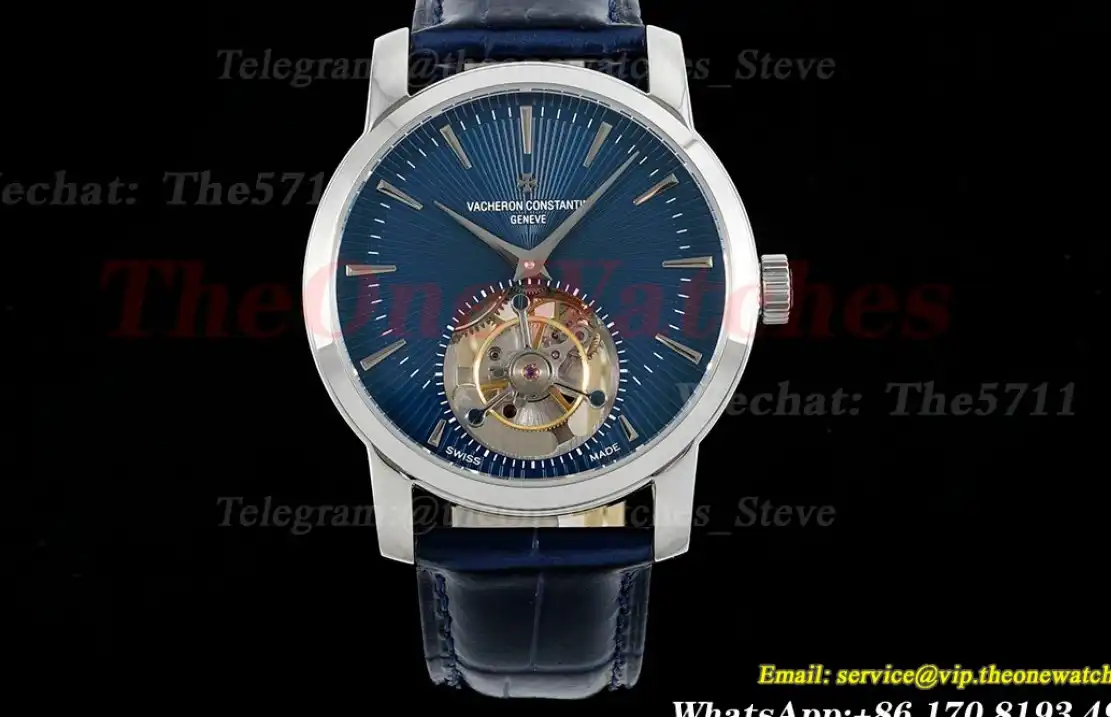 Traditionnelle 41mm SS LE Blue Dial RMSF Tourb