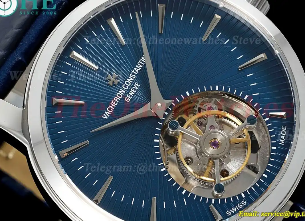 Traditionnelle 41mm SS LE Blue Dial RMSF Tourb