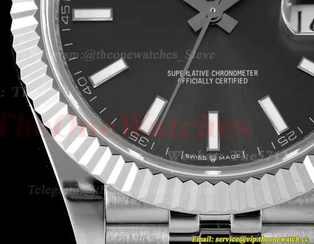 Datejust 126334 41mm Julibee 904L SS SS Grey Stk VRF VR3235