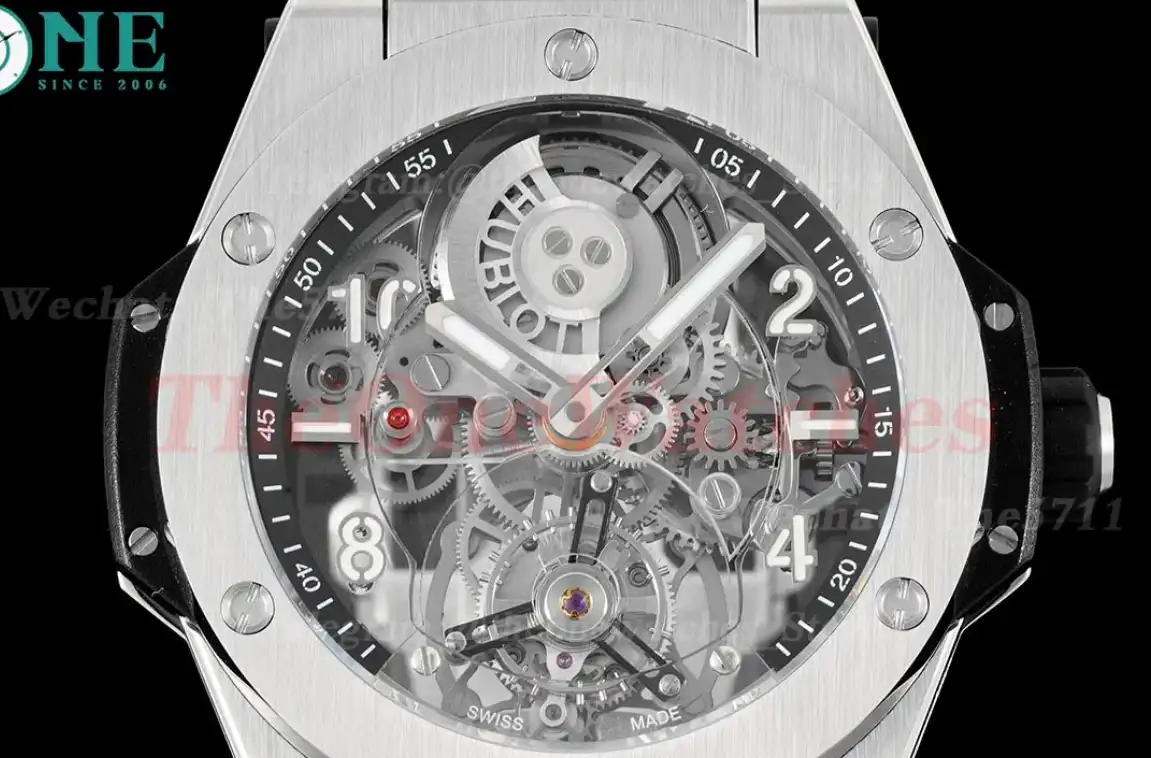 Big Bang Unico Tourbillon 45mm Skeleton Dial SS RU HBF HW6035