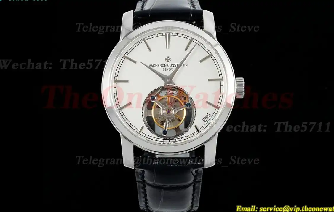 Traditionnelle 41mm SS LE White Dial RMSF Tourb