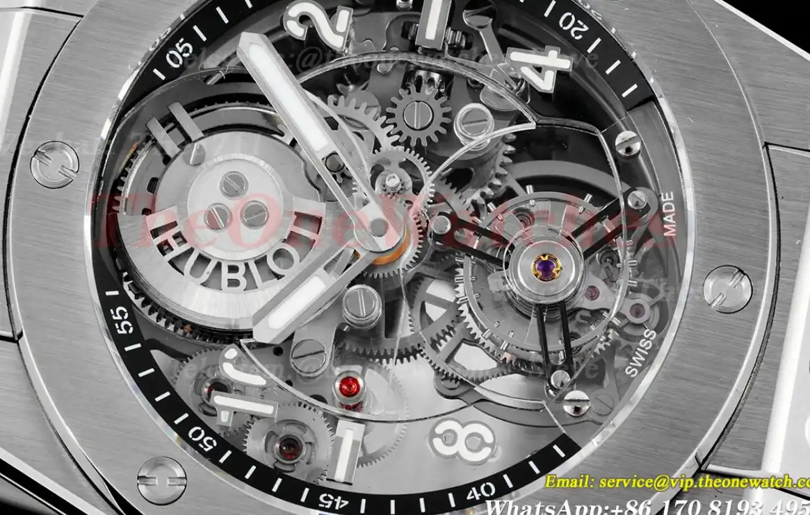 Big Bang Unico Tourbillon 45mm Skeleton Dial SS RU HBF HW6035