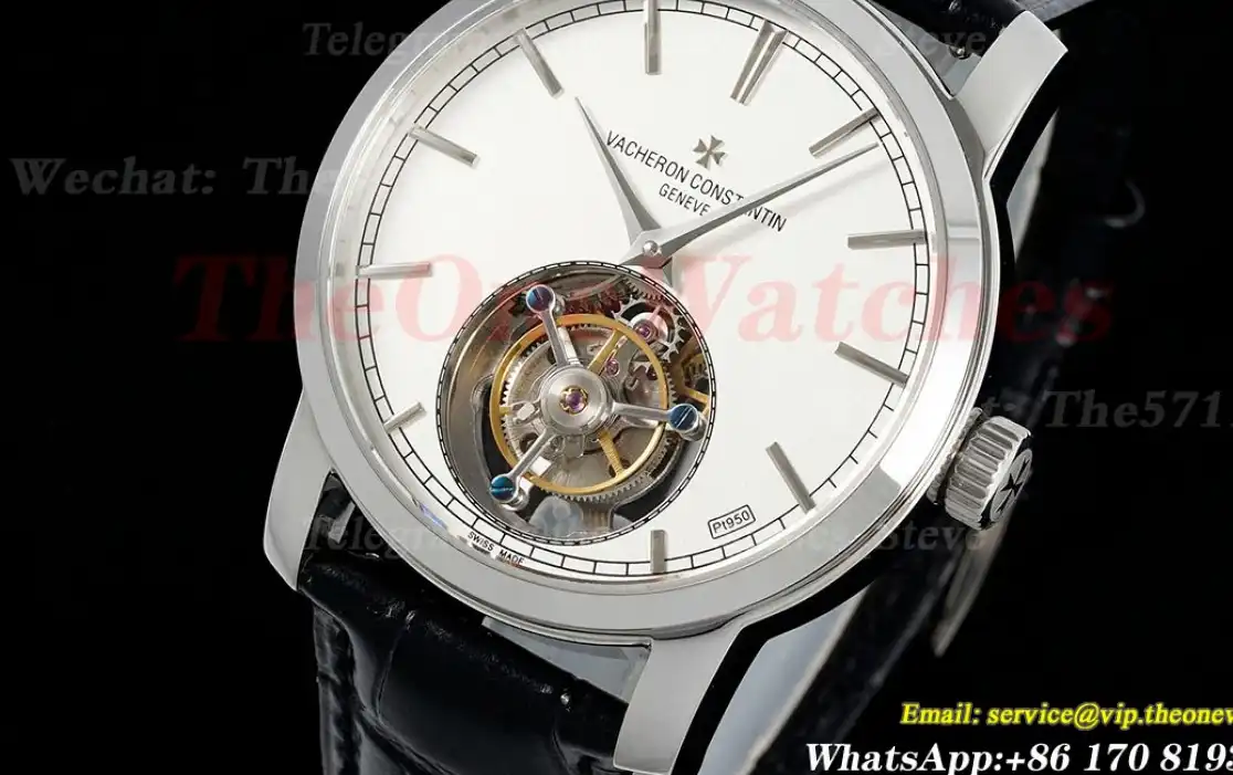 Traditionnelle 41mm SS LE White Dial RMSF Tourb