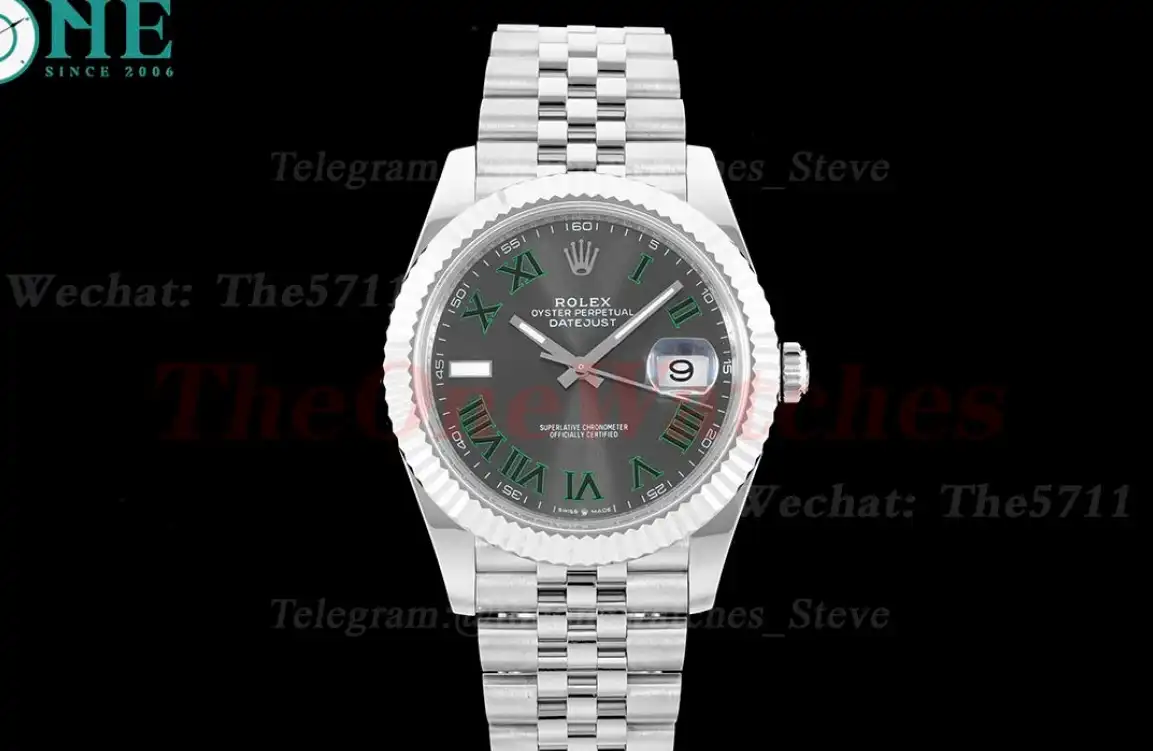 Datejust 126334 41mm Julibee 904L SS SS Grey Rmn VRF VR3235