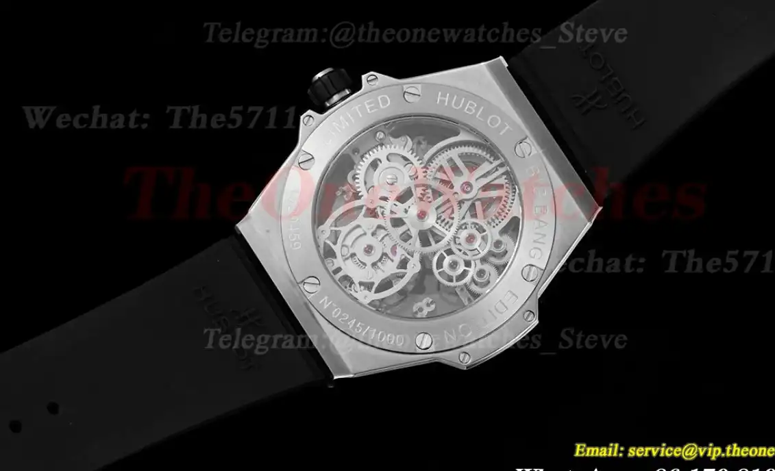 Big Bang Unico Tourbillon 45mm Skeleton Dial SS RU HBF HW6035