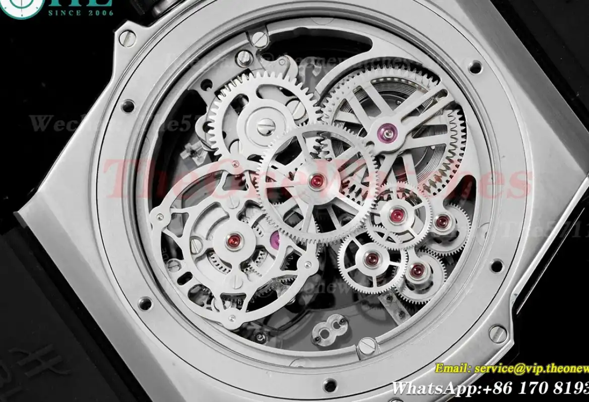 Big Bang Unico Tourbillon 45mm Skeleton Dial SS RU HBF HW6035