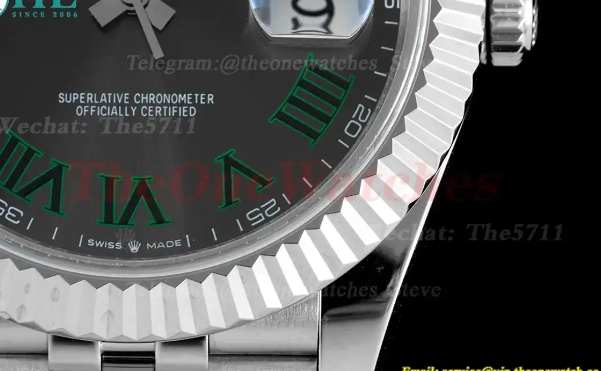 Datejust 126334 41mm Julibee 904L SS SS Grey Rmn VRF VR3235