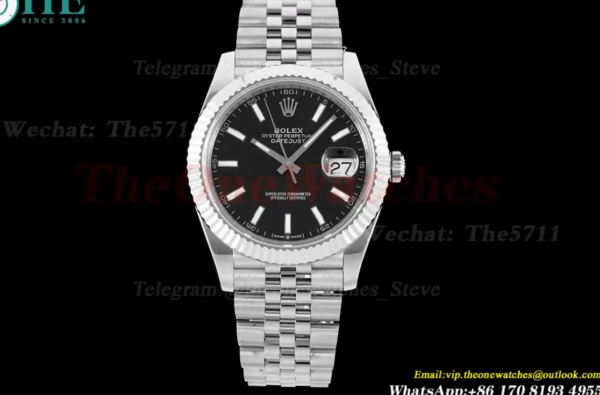 Datejust 126334 41mm Julibee 904L SS SS Black Stk VRF VR3235