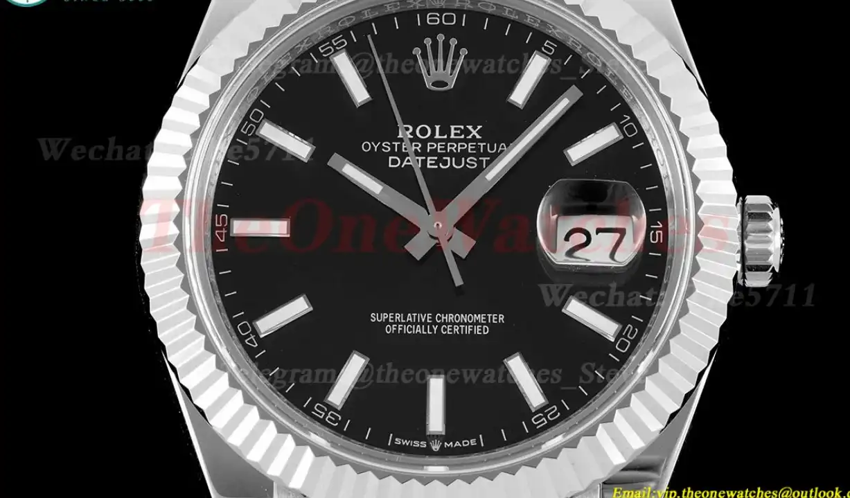 Datejust 126334 41mm Julibee 904L SS SS Black Stk VRF VR3235