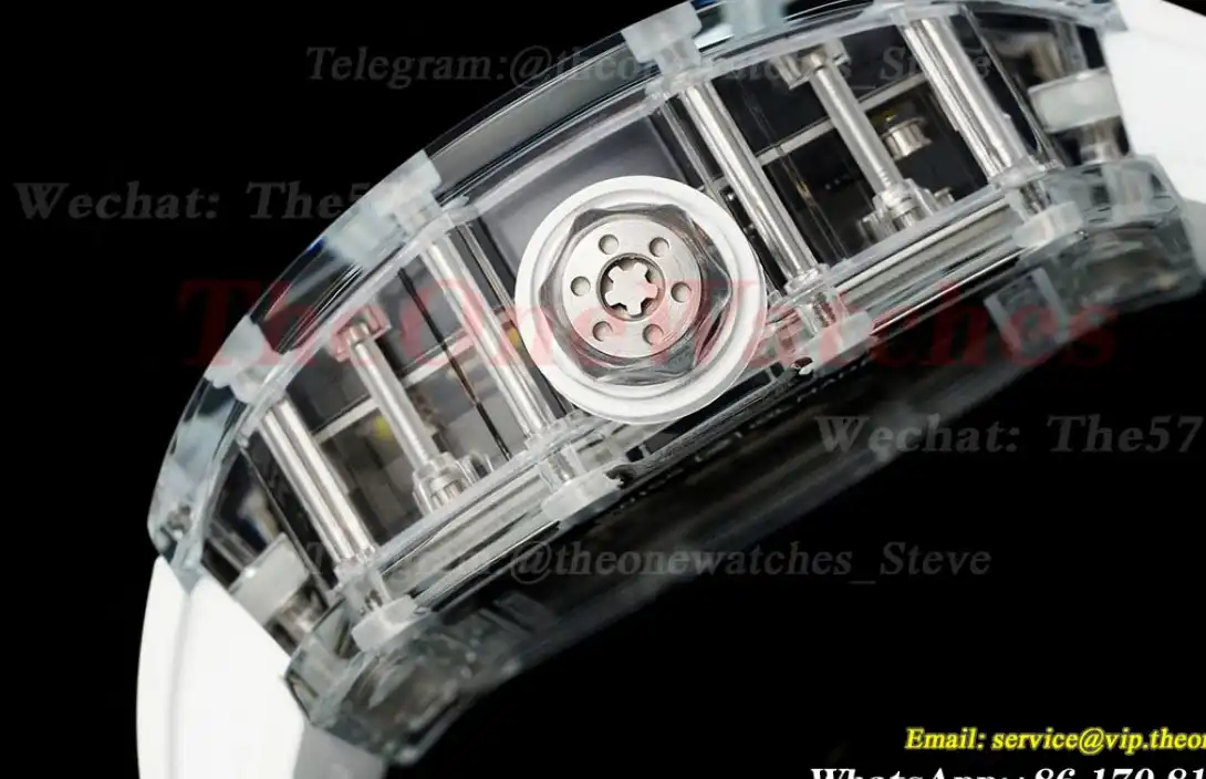 S10 Koi Dial on White Rubber Strap RMF Tourb