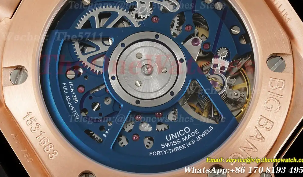 Big Bang Unico 42mm RG RU Skeleton Dial BBF HUB1280