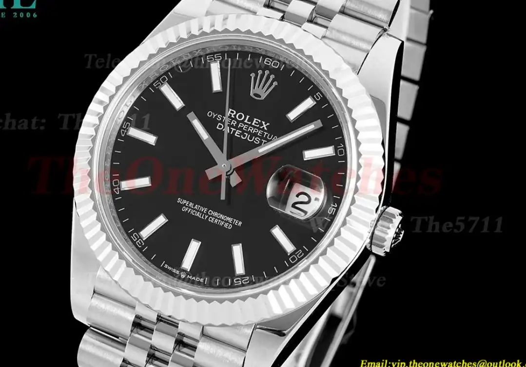 Datejust 126334 41mm Julibee 904L SS SS Black Stk VRF VR3235