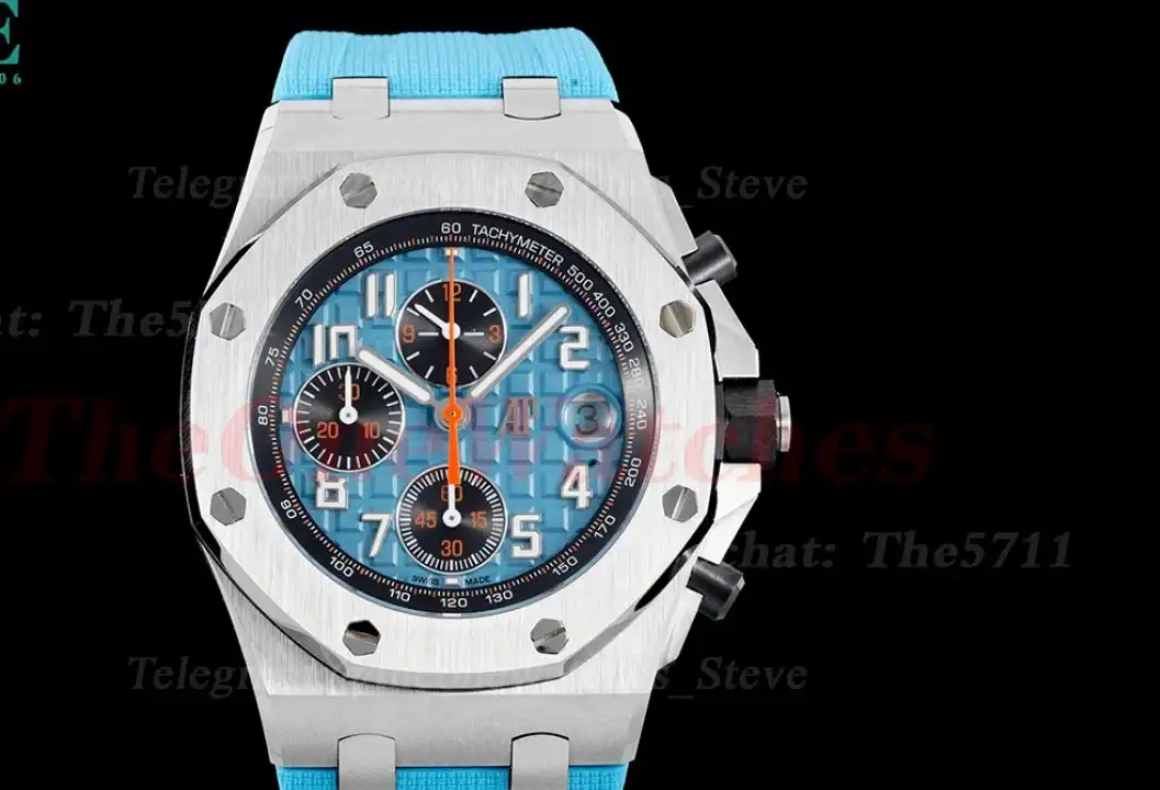 Royal Oak Offshore 26470 42mm SS RU Blue Blk APF V2 A4404