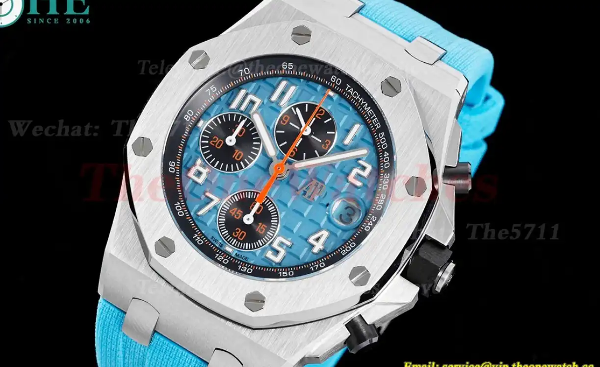 Royal Oak Offshore 26470 42mm SS RU Blue Blk APF V2 A4404