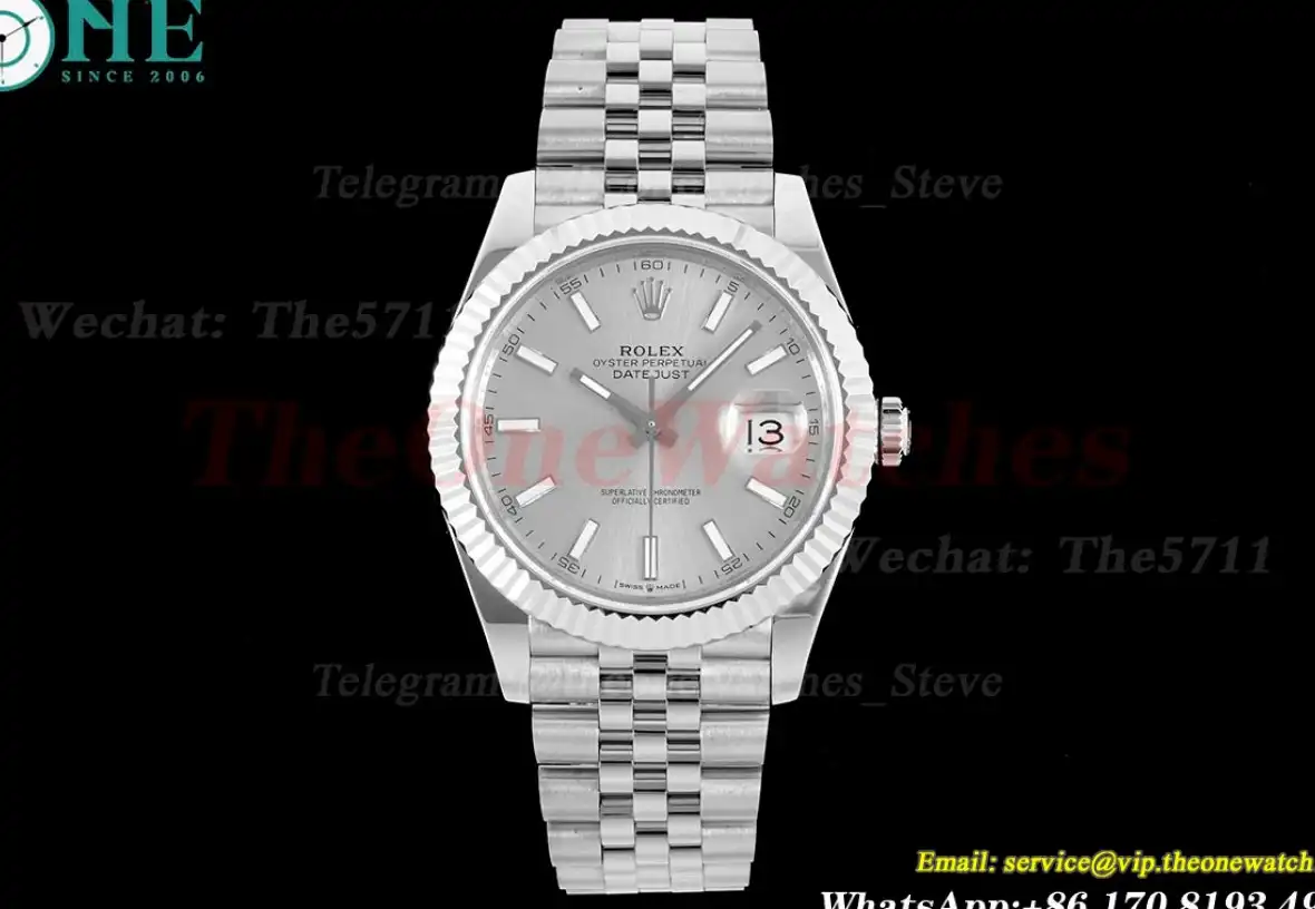 Datejust 126334 41mm Julibee 904L SS SS Silver Stk VRF VR3235