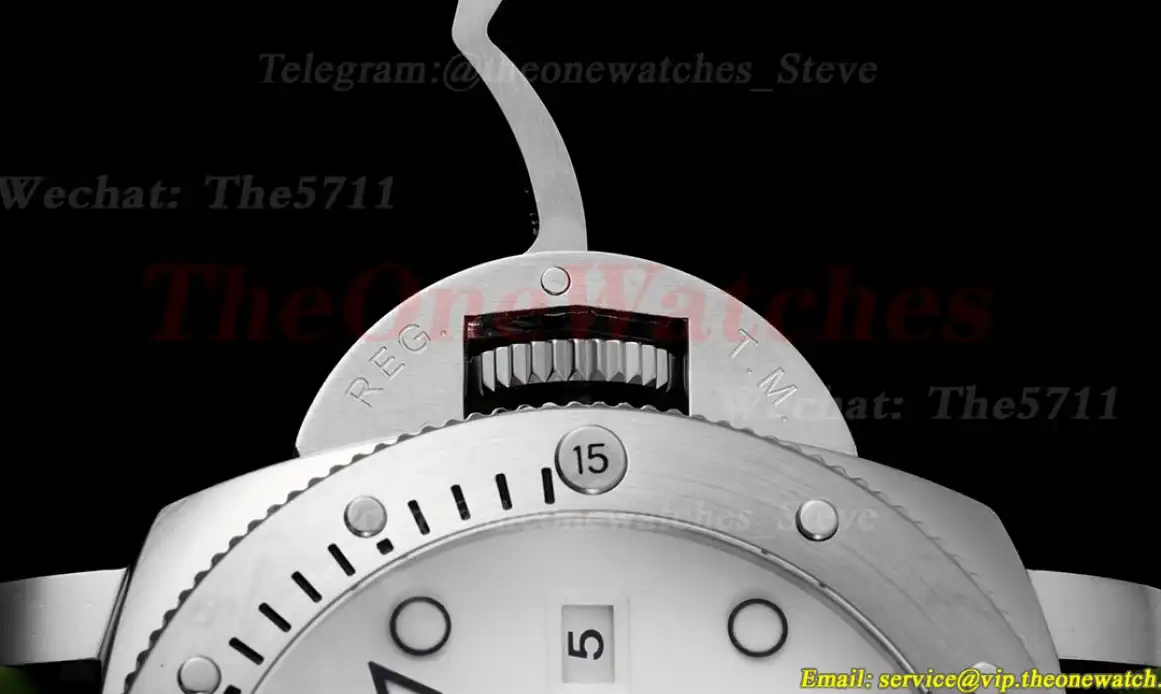 Submersible PAM1226 44mm SS RU White Dial TTF P9010