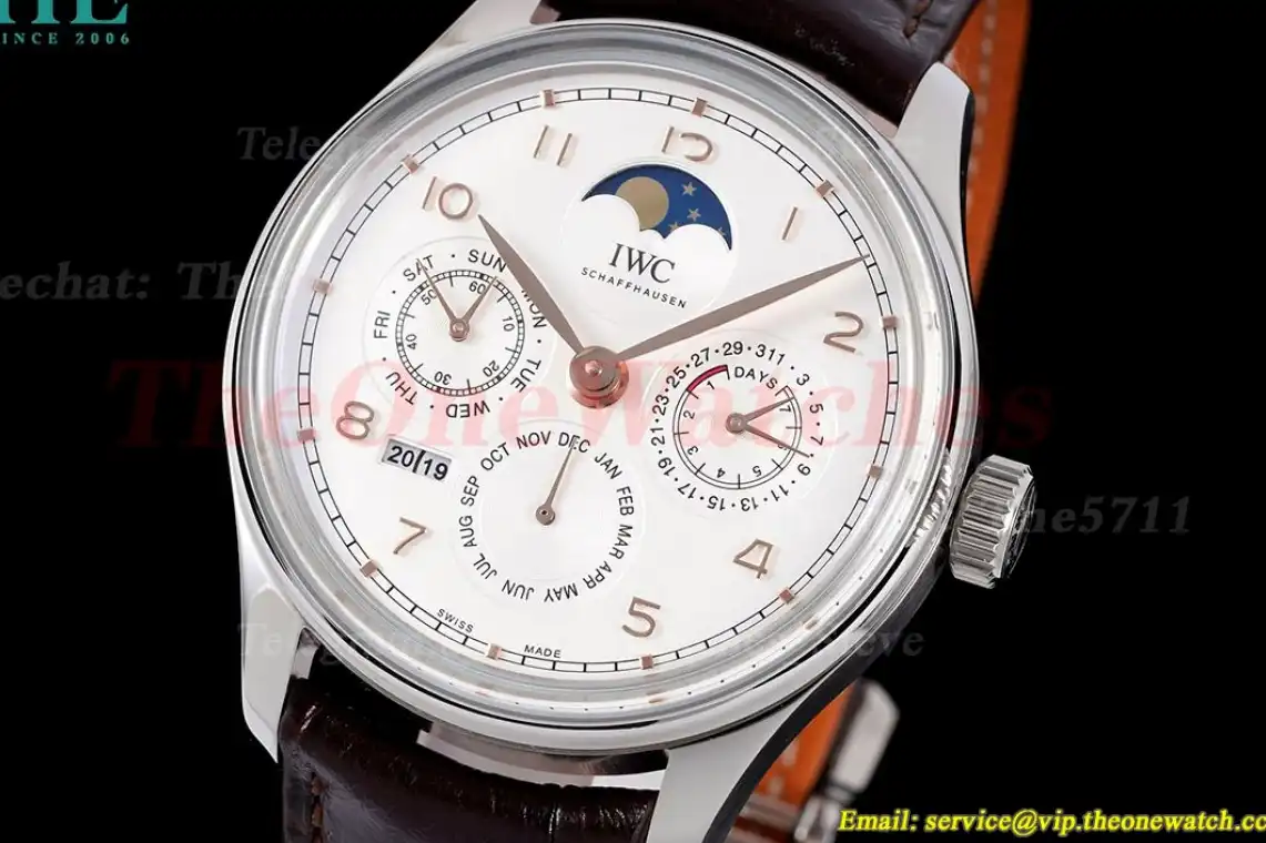 Portugieser Perpetual Calendar 5033 SS LE White Num V9F A52610