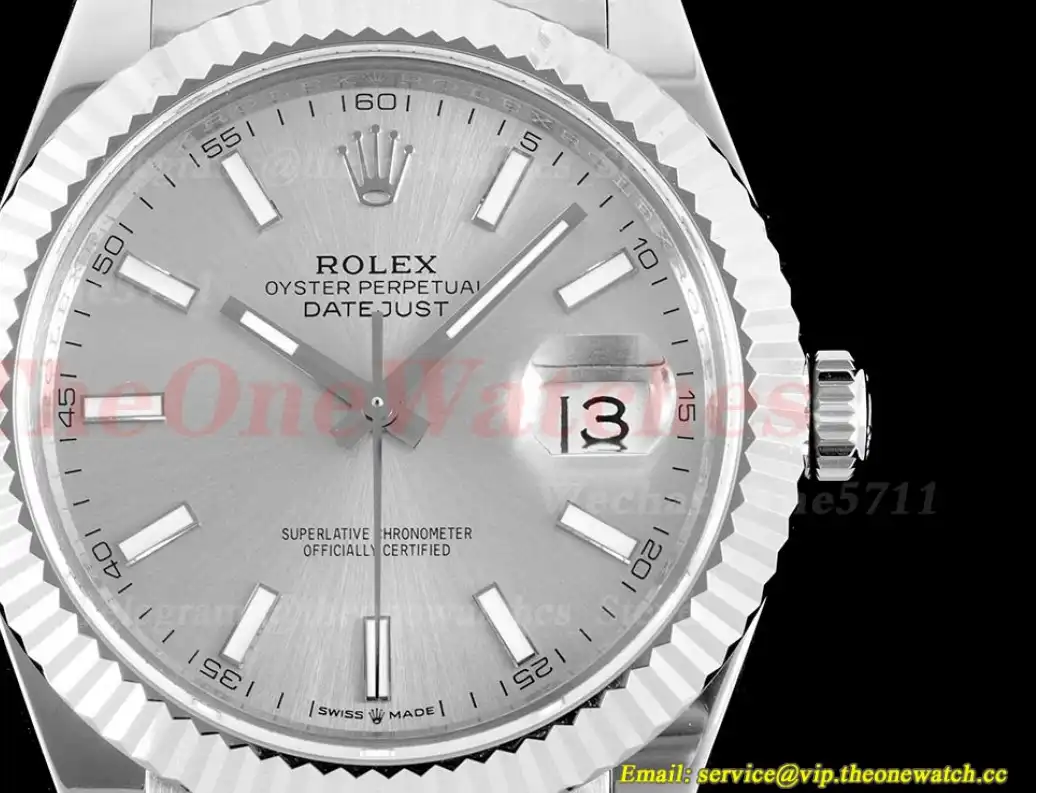 Datejust 126334 41mm Julibee 904L SS SS Silver Stk VRF VR3235