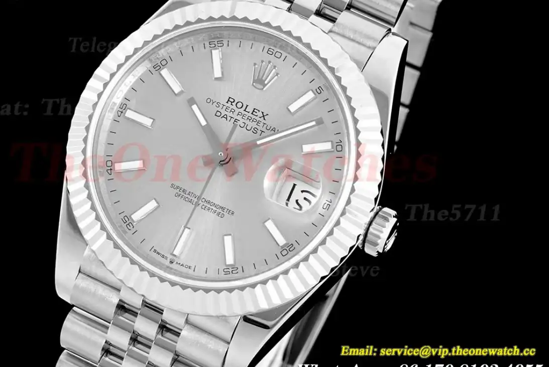 Datejust 126334 41mm Julibee 904L SS SS Silver Stk VRF VR3235