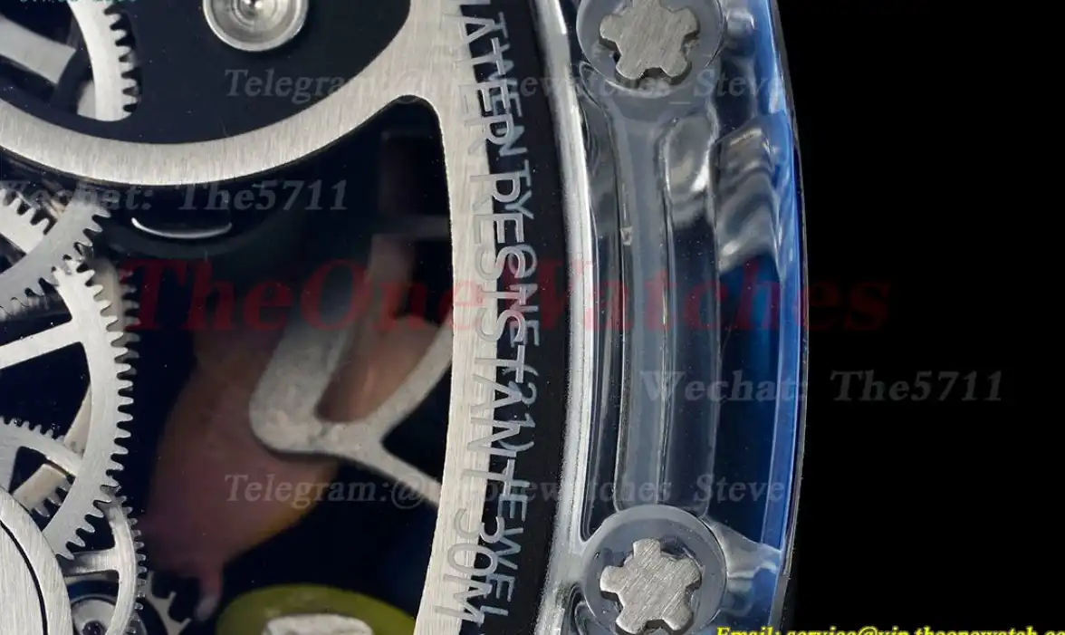 S10 Koi Dial on Transparent Rubber Strap RMF Tourb