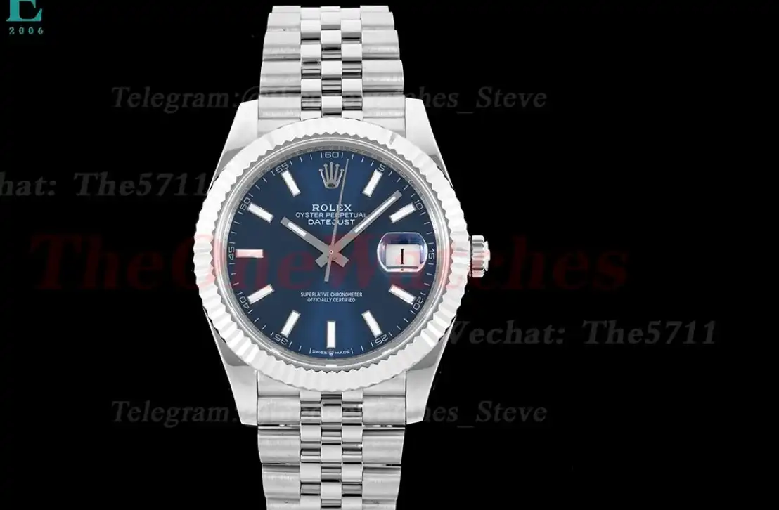 Datejust 126334 41mm Julibee 904L SS SS Blue Stk VRF VR3235