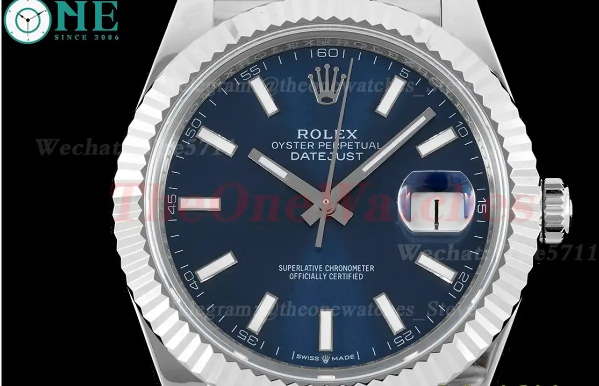 Datejust 126334 41mm Julibee 904L SS SS Blue Stk VRF VR3235