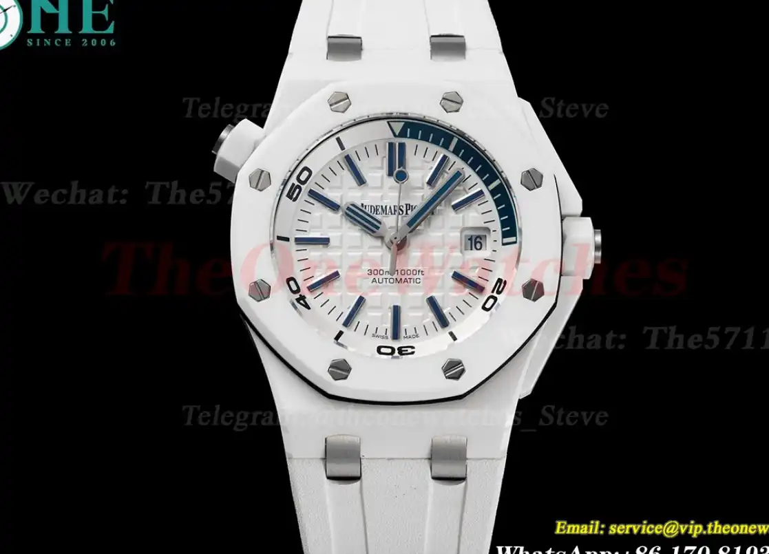 Royal Oak Diver 15707 CER RU White IPF A3120