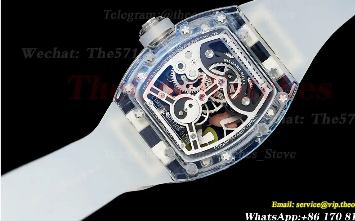 S10 Koi Dial on Transparent Rubber Strap RMF Tourb