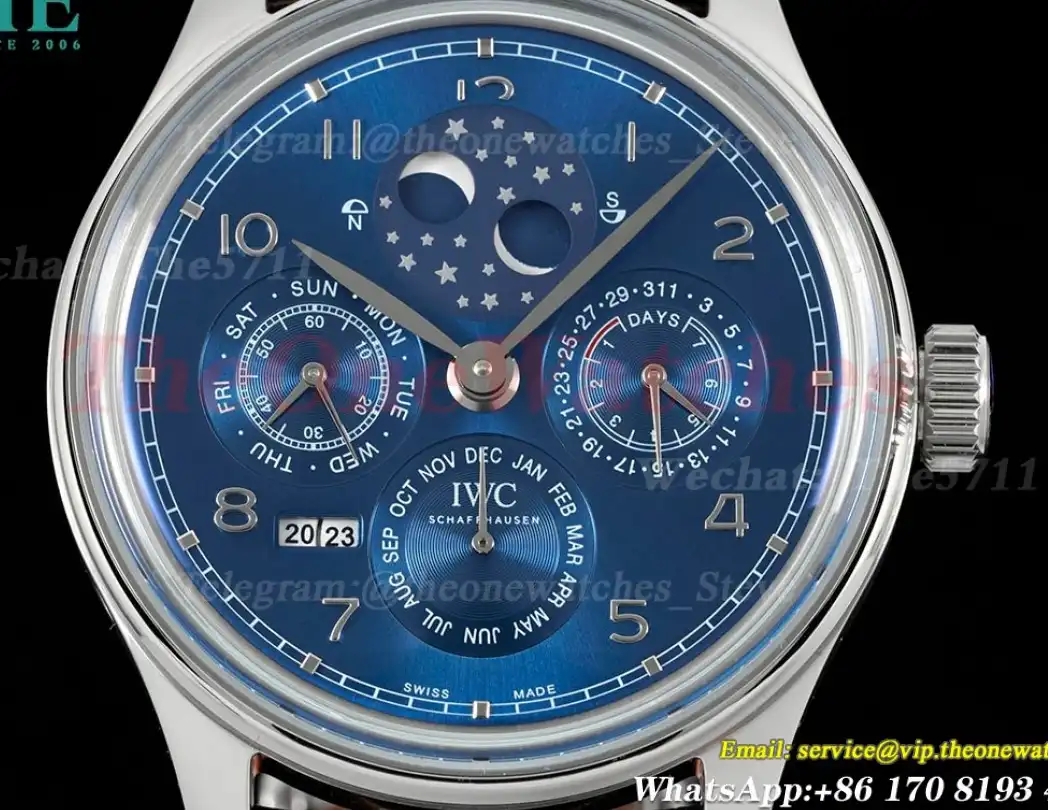 Portugieser Perpetual Calendar 5034 SS LE Blue Num V9F A52610