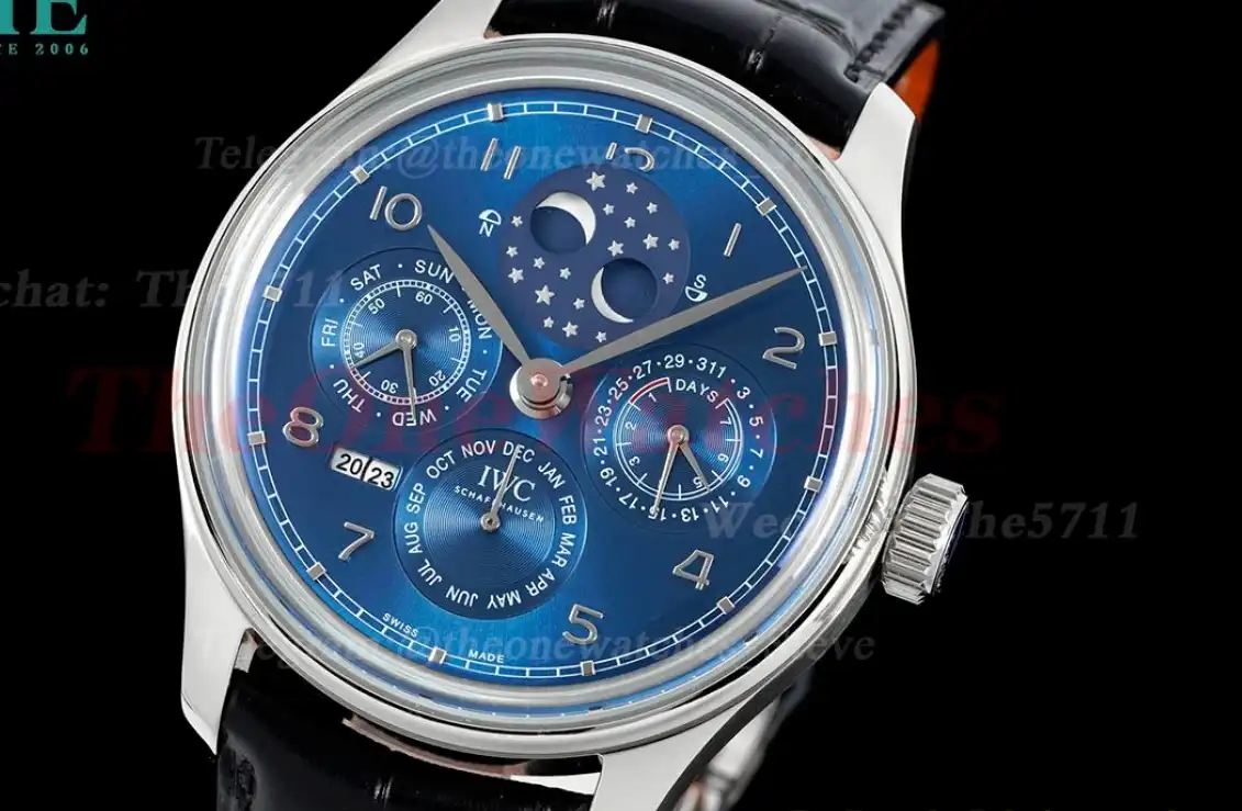 Portugieser Perpetual Calendar 5034 SS LE Blue Num V9F A52610