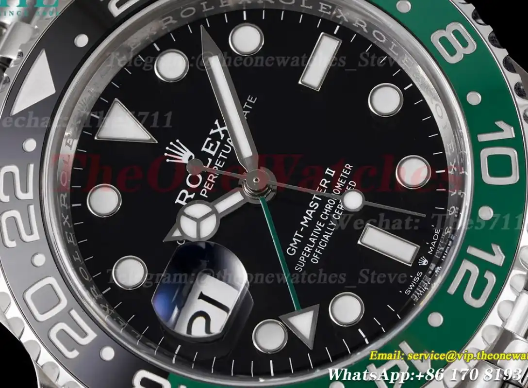 GMT Master II 126720 Sprite Jub SS SS Clean DD3285 Super Clone