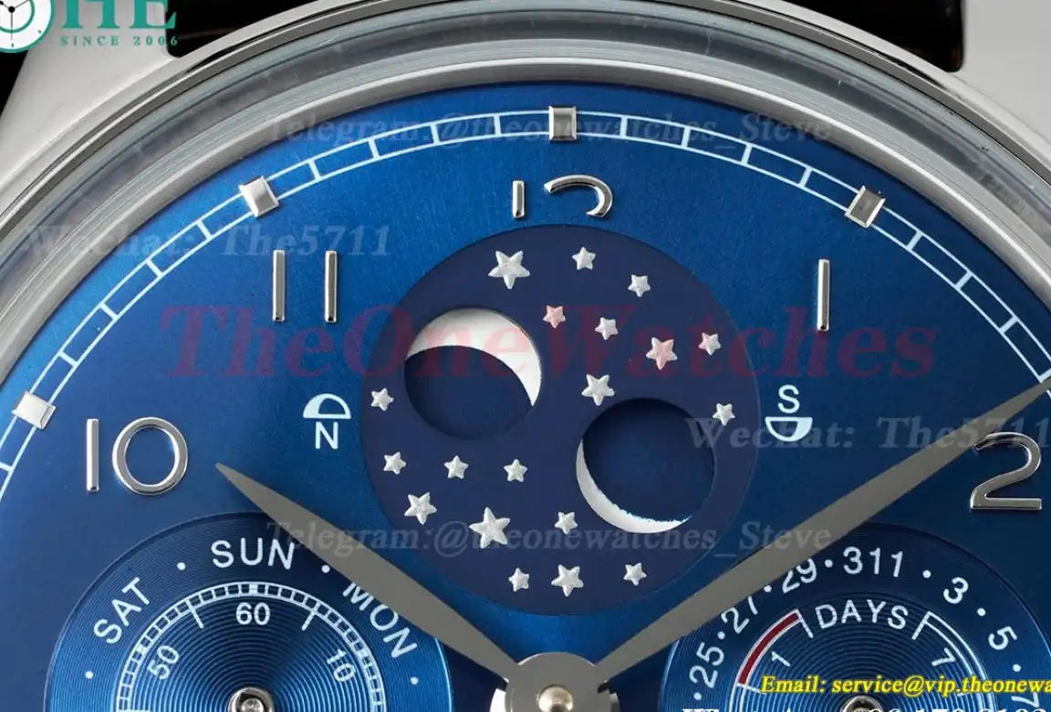 Portugieser Perpetual Calendar 5034 SS LE Blue Num V9F A52610