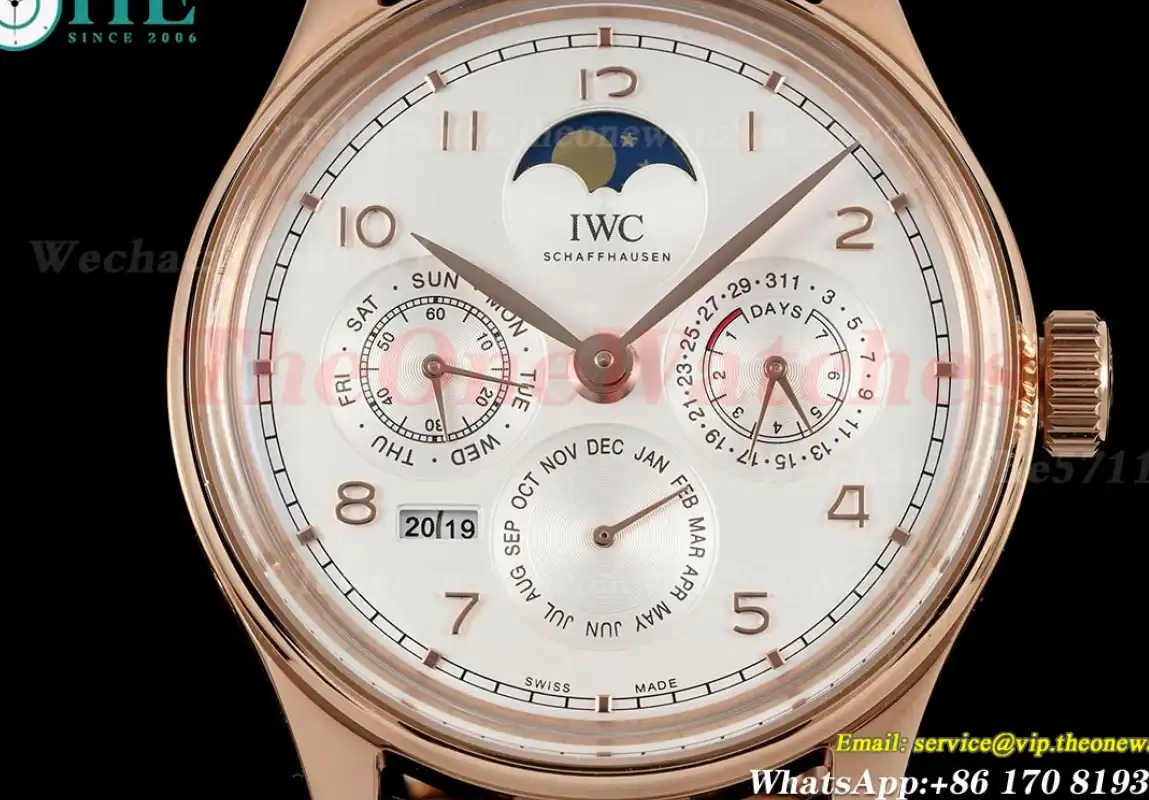 Portugieser Perpetual Calendar 5033 RG LE White Num V9F A52610