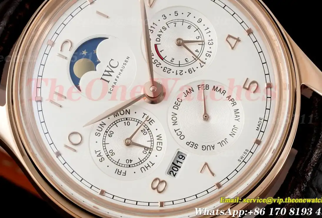 Portugieser Perpetual Calendar 5033 RG LE White Num V9F A52610