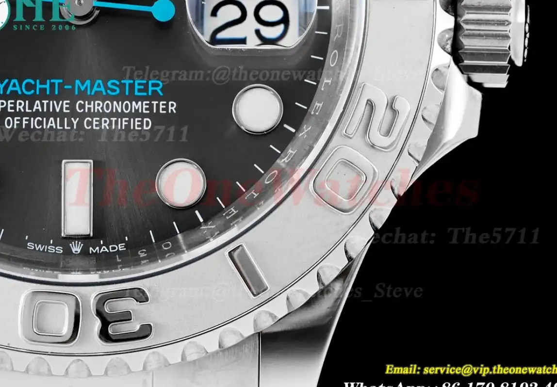 Yacht-Master 126622 40mm SS SS Grey Dot Clean VR3235