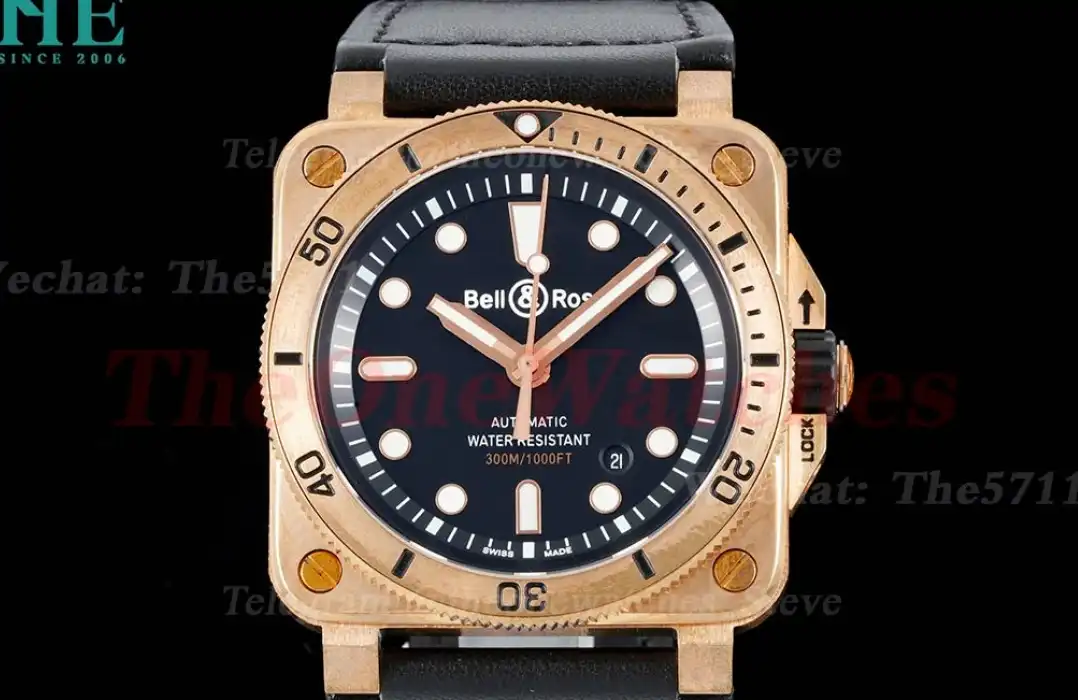 Bell & Rose Instruments BR03 Diver Bronze LE Black Dial 42mm A2824