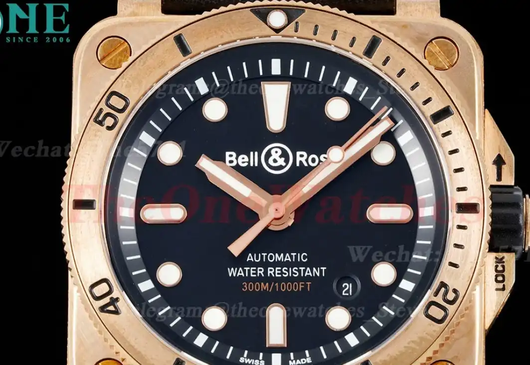 Bell & Rose Instruments BR03 Diver Bronze LE Black Dial 42mm A2824