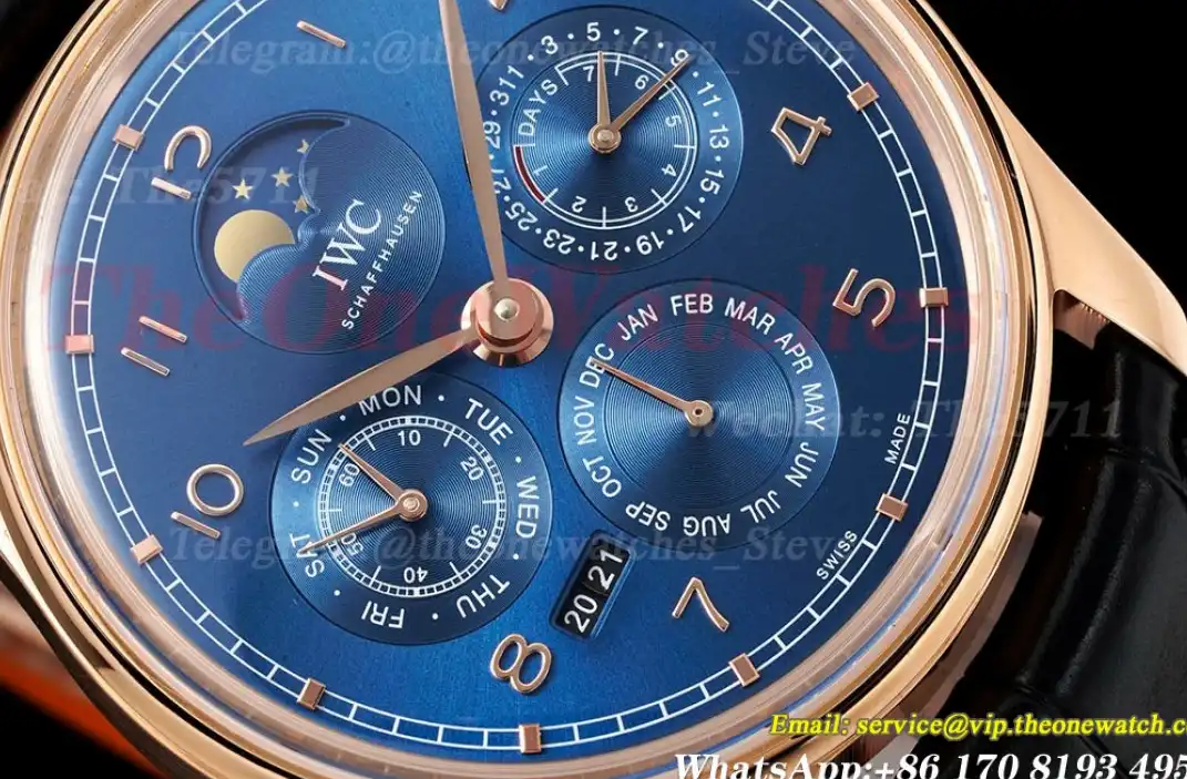 Portugieser Perpetual Calendar 5033 RG LE Blue Num V9F A52610