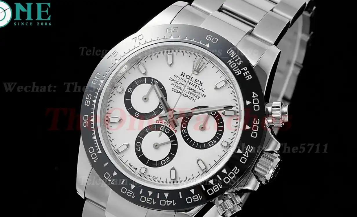 Daytona 116500 40mm SS SS White Dial JDF A7750