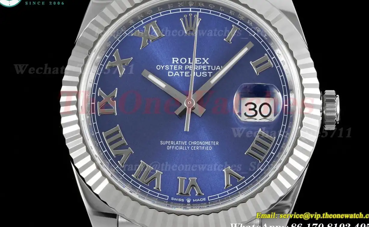 Datejust 126334 41mm Jub SS SS Blue Rmn Clean SH3235