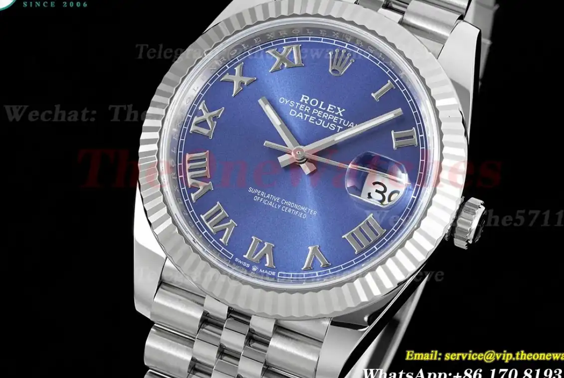 Datejust 126334 41mm Jub SS SS Blue Rmn Clean SH3235