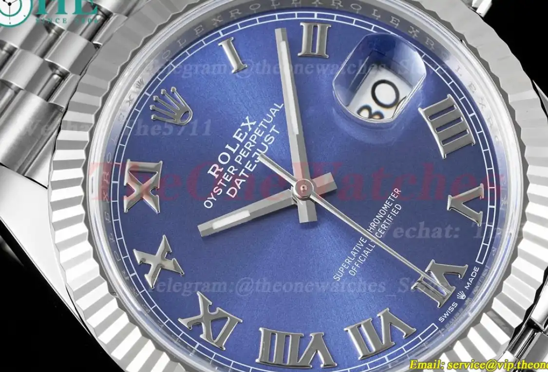 Datejust 126334 41mm Jub SS SS Blue Rmn Clean SH3235